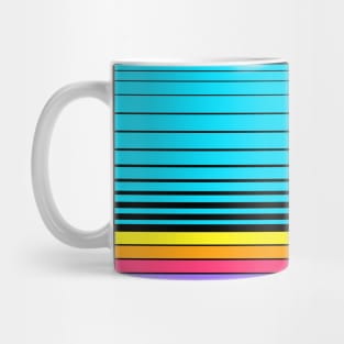 Vintage Stripe Sunset Mug